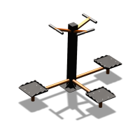 Уличный тренажер "Твистер тройной" УТ337 в Удмуртской республике