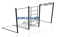 Спортивный комплекс воркаут ВС-129 в Удмуртской республике