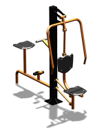 Уличный тренажер "Жим от груди Вело" УТ321 в Удмуртской республике