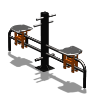 Уличный тренажер  "Каталка двойная"   УТ215 в Удмуртской республике