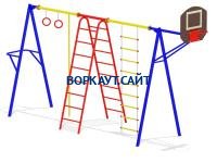 Гимнастический комплекс с баскетбольным щитом МАФ 3001 в Удмуртской республике