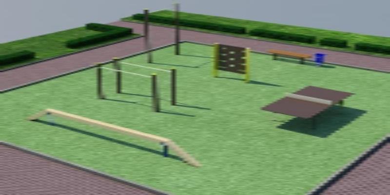 Проект спортплощадки мини спорт  в Удмуртской республике