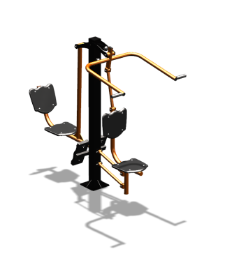 Уличный тренажер "Верхняя тяга Жим ногами" УТ322 в Удмуртской республике