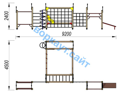 Детский спортивный комплекс ДСК 3102 в Удмуртской республике