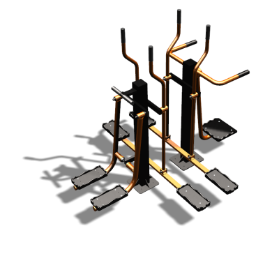 Уличный тренажер "Шпагат Маятник Лыжник двойной" УТ335 в Удмуртской республике