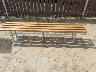 Двухметровая лавочка без спинки 2 м МАФ 1602 в Удмуртской республике