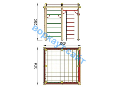Детский спортивный комплекс ДСК 3110 в Удмуртской республике Детский спортивный комплекс ДСК 3110 в Удмуртской республике