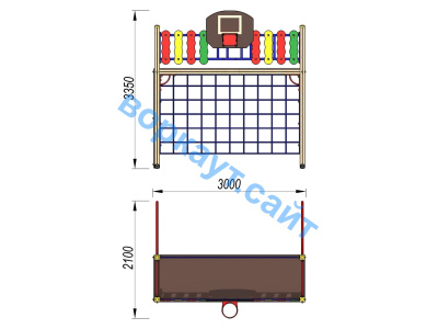 Детский спортивный комплекс ДСК 3101 в Удмуртской республике