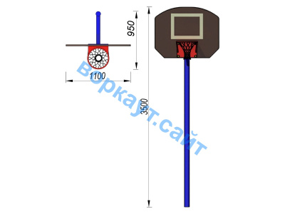 Баскетбольный щит СИО 3510 в Удмуртской республике