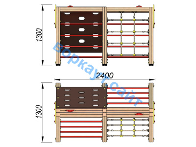 Детский спортивный комплекс ДСК 3203 в Удмуртской республике