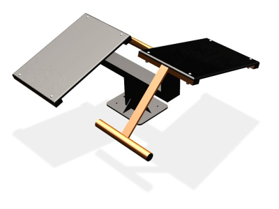 Уличный тренажер  "Скамья для пресса двойная"   УТ213 в Удмуртской республике