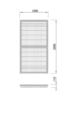 Калитка спортивной площадки МАФ 5105 в Удмуртской республике