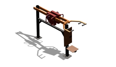 Силовой уличный тренажер  "Жим сидя"  УТ412 в Удмуртской республике