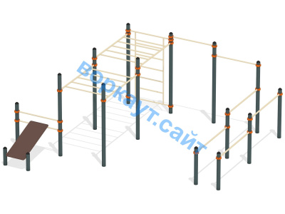 Спортивный комплекс воркаут ВС-50 в Удмуртской республике