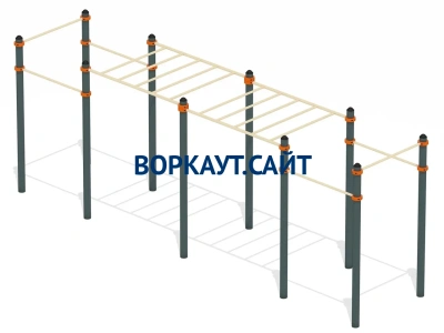 Воркаут рукоход с турниками ВС-23 в Удмуртской республике