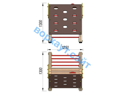 Детский спортивный комплекс ДСК 3202 в Удмуртской республике