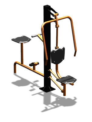 Уличный тренажер "Жим от груди Вело" УТ321 в Удмуртской республике