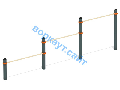 Каскад турников тройной ВС-6 в Удмуртской республике