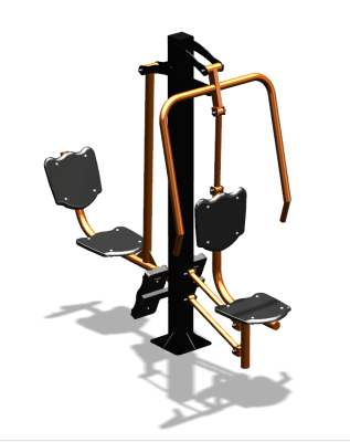 Уличный тренажер "Жим от груди Жим ногами" УТ304 в Удмуртской республике