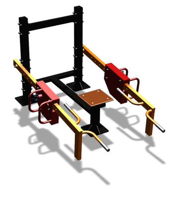 Силовой уличный тренажер  "Приседания/Шраги"  УТ413 в Удмуртской республике