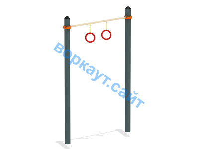 Турник с кольцами ВС-7 в Удмуртской республике Турник с кольцами ВС-7 в Удмуртской республике