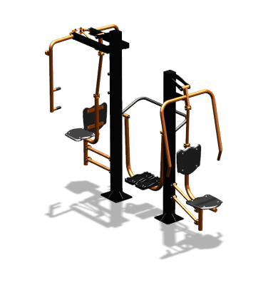 Уличный тренажер "Жим от себя Шагомер Баттерфляй" УТ303 в Удмуртской республике