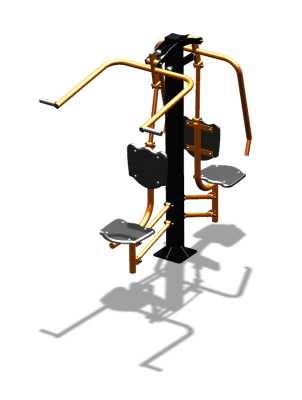 Уличный тренажер "Жим от груди Верхняя тяга" УТ314 в Удмуртской республике