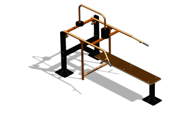 Силовой уличный тренажер  "Горизонтальный жим"  УТ402 в Удмуртской республике