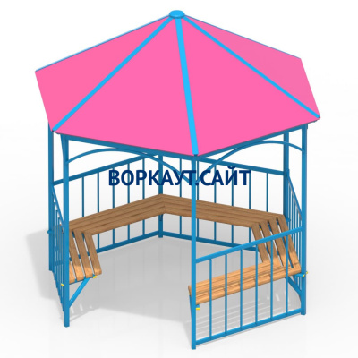 Беседка с лавками МАФ 4120 в Удмуртской республике