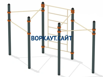 Воркаут турник разноуровневый с шведской стенкой ВС-25 в Удмуртской республике