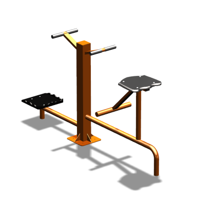 Уличный тренажер "Твистер стоя Твистер сидя" УТ323 в Удмуртской республике