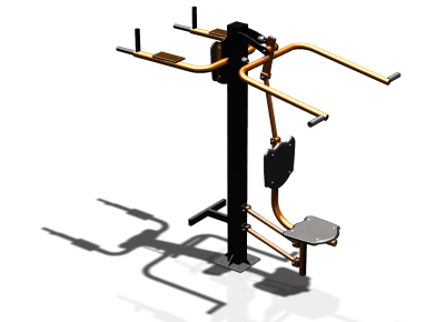 Уличный тренажер "Верхняя тяга Брусья Пресс" УТ339 в Удмуртской республике