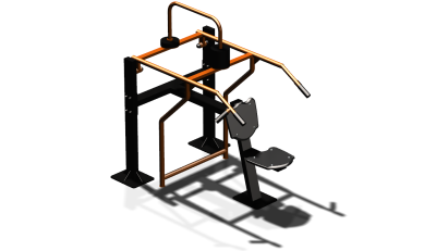 Силовой уличный тренажер  "Жим вверх сидя"  УТ403 в Удмуртской республике